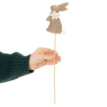 Prodotto Figura decorativa a forma di coniglietto pasquale per decorazioni primaverili e accenti stagionali, 42 cm, 8 pezzi