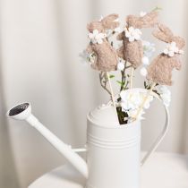 Prodotto Figura decorativa a forma di coniglietto pasquale per decorazioni primaverili e accenti stagionali, 42 cm, 8 pezzi