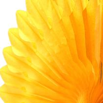 Favo fiore giallo a nido d&#39;ape Ø40cm 4 pezzi