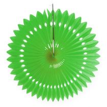 Prodotto Fiore di carta a nido d&#39;ape verde Ø40cm 4 pezzi