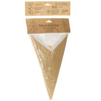 Prodotto Luci natalizie a forma di stella, decorazione a forma di stella di carta, design elegante e festoso