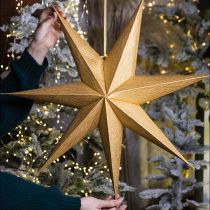 Prodotto Luci natalizie a forma di stella, decorazione a forma di stella di carta, design elegante e festoso