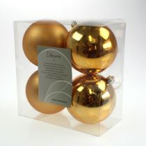 Prodotto Pallina di Natale oro 10 cm 4 pz