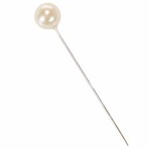 Prodotto Spilli con testa in madreperla, color champagne, Ø10mm, 60mm