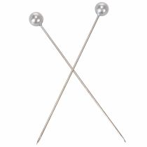 Prodotto Spilli con testa di madreperla Ø6mm 65mm argento