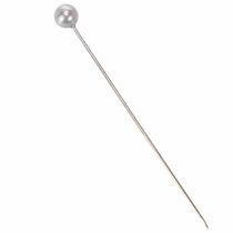 Prodotto Spilli con testa di madreperla Ø6mm 65mm argento