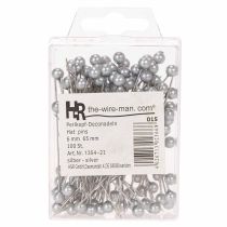 Prodotto Spilli con testa di madreperla Ø6mm 65mm argento