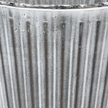 Prodotto Vaso per piante, vaso decorativo con manici, vaso in metallo per piantare Ø25,5 cm