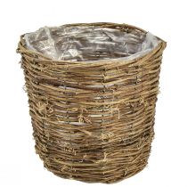 Prodotto Cesto per piante in vaso di vite naturale 20 cm x 17 cm x 14 cm