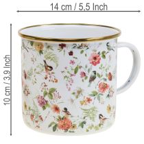 Prodotto Vaso da fiori in smalto, Ø11cm