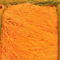 Prodotto Vaso per piante decorazione zucca arancione/giallo-verde sisal Ø21cm H12cm