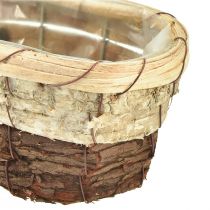 Prodotto Vassoio per piante, legno naturale, 3 colori, L29,5/25/23 cm, set da 3