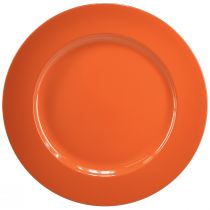 Prodotto Piatti di plastica arancioni – 28 cm – Ideali per feste e decorazioni – Confezione da 4