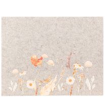 Prodotto Tovagliette in feltro con motivo floreale – tovagliette eleganti per la decorazione naturale della tavola 45x35cm 2 pezzi