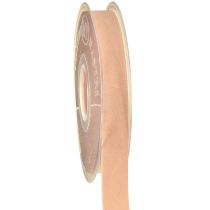 Prodotto Nastro di velluto rosa salmone, nastro regalo decorativo, 15 mm, 7 m