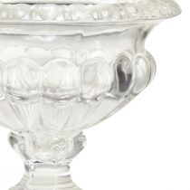 Prodotto Ciotola classica in vetro con base in design vintage – Trasparente, Ø13cm x 11 cm – Utilizzo versatile per la decorazione di trofei