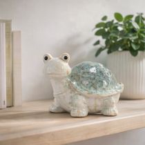 Prodotto Statuetta di tartaruga in ceramica come elemento decorativo nella zona giorno, 22 cm