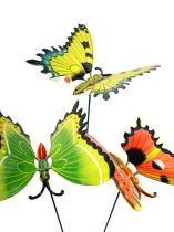 Prodotto Farfalle sul bastone 17cm diversi colori