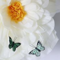 Prodotto Decorazione a forma di farfalla, decorazione svolazzante per interni ed esterni, 7 cm, 12 pezzi