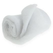 Prodotto Coperta da neve decorativa tappeto da neve artificiale tappeto da neve bianco 200×50cm