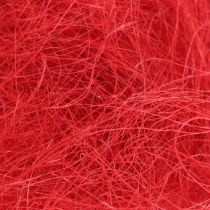 Prodotto Sisal rosso, decorazione natalizia, lana sisal 300g