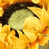 Prodotto Girasoli artificiali, decorazione di girasoli, Drylook, L60cm, 3 pezzi