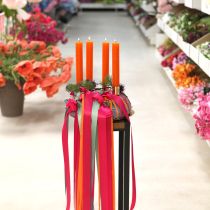 Prodotto Candele coniche color arancione 34mm x 240mm 4 pezzi