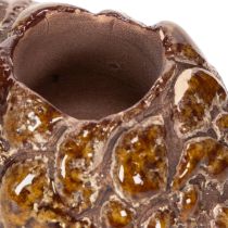 Prodotto Portacandele affusolati a forma di pigna, 8 cm, confezione da 3 pezzi