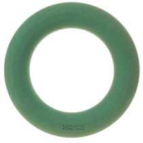 Prodotto OASIS® Anello per ghirlanda floreale in schiuma verde H3cm Ø25cm 6 pezzi