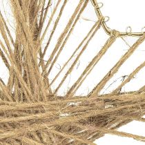 Prodotto Stella di Natale di iuta rustica naturale 30 cm 4 pezzi