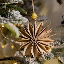 Prodotto Stelle di carta con spago di iuta per decorazioni festive