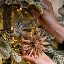 Prodotto Stelle di carta con spago di iuta per decorazioni festive