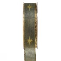 Prodotto Nastro a stella nastro per gioielli con stelle in oro grigio L25mm L20m