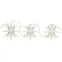 Prodotto Catena luminosa stellata LED bianco timer da interno esterno 225cm