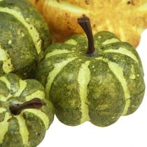Prodotto Decorazioni sparse decorazioni autunnali zucche giallo verde Ø2–4,5 cm 12 pz