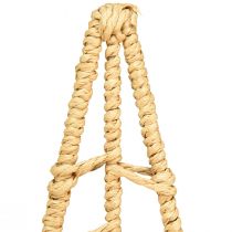Prodotto Supporto per decorazione albero di Natale in metallo legno naturale H39 cm 2 pezzi