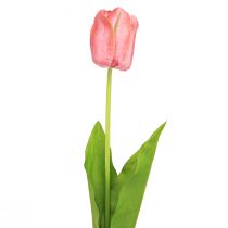 Prodotto Tulipano fiore artificiale rosso, fiore primaverile artificiale arancione H67cm
