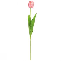 Prodotto Tulipano fiore artificiale rosso, fiore primaverile artificiale arancione H67cm