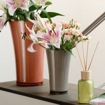 Prodotto Vaso “Fizzy” Ø16cm H27cm grigio platino 1 pz