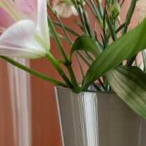 Prodotto Vaso “Fizzy” Ø16cm H27cm grigio platino 1 pz