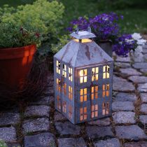 Prodotto Lanterna decorativa vintage in metallo per casa faro Shabby Chic H35cm