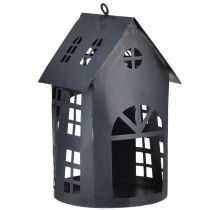 Prodotto Casetta per uccelli in metallo grigio antico 30x15 cm