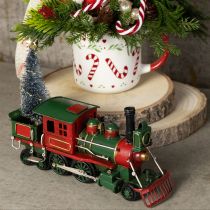 Prodotto Trenino di Natale con locomotiva abete verde Natale 20cm