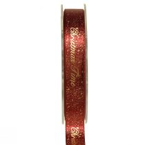 Prodotto Nastro natalizio Nastro natalizio Rosso oro 15 mm 20 m