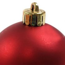 Prodotto Palline di Natale plastica rossa Ø6cm 12 pz