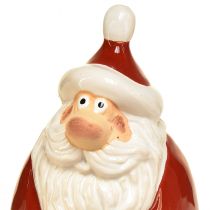 Prodotto Figura di Babbo Natale in rosso 13 cm - decorazione natalizia ideale per un'atmosfera festosa - 2 pezzi