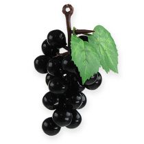 Mini uva artificiale nera 9 cm