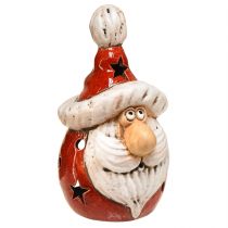 Prodotto Accogliente lanterna di Babbo Natale in rosso – 18 cm – suggestiva decorazione natalizia