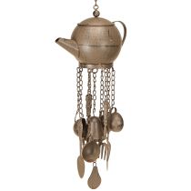 Prodotto Teiera a forma di carillon da appendere marrone scuro 70cm