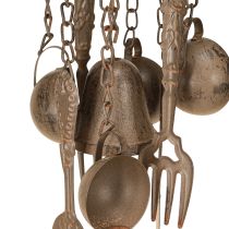 Prodotto Teiera a forma di carillon da appendere marrone scuro 70cm